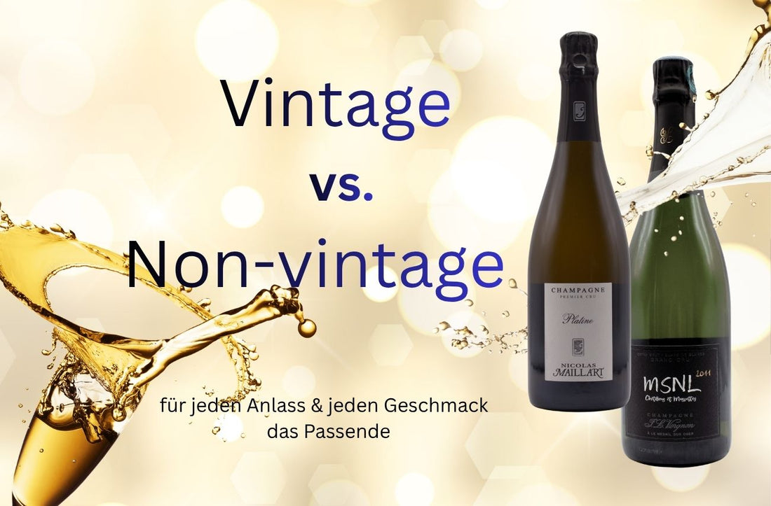 Jahrgangschampagner oder Non-Vintage – wann lohnt sich was?