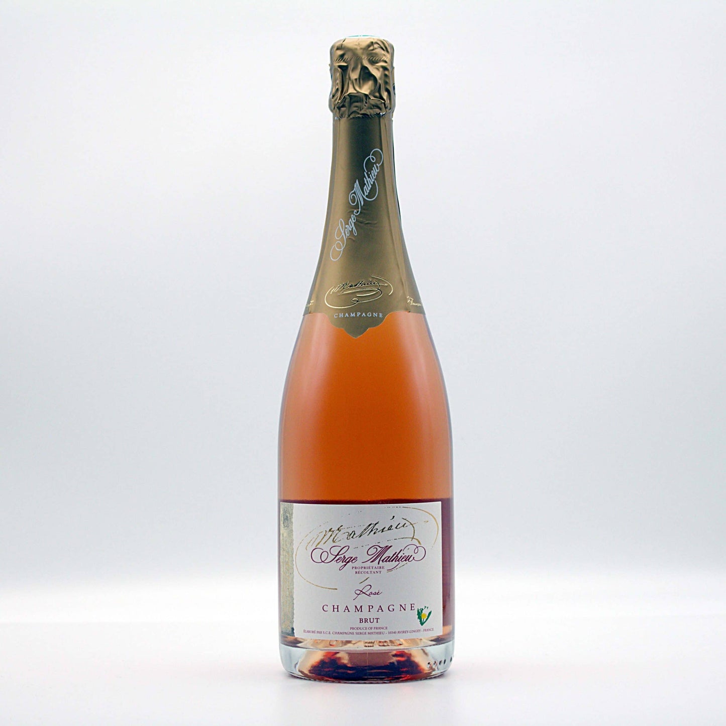 Brut Rosé, Serge Mathieu, Avirey-Lingey